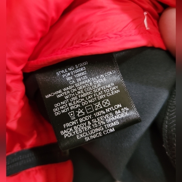 Sunice Hamilton Hybrid Climaloft Lightweight Thermal Stretch Jacket Red XXL - Picture 7 of 8